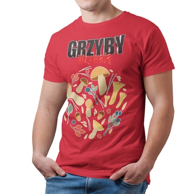 KOSZULKA grzybowa GRZYBY WZYWAJĄ